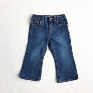 Oshkosh dark wash bootcut jeans EUC  24 months